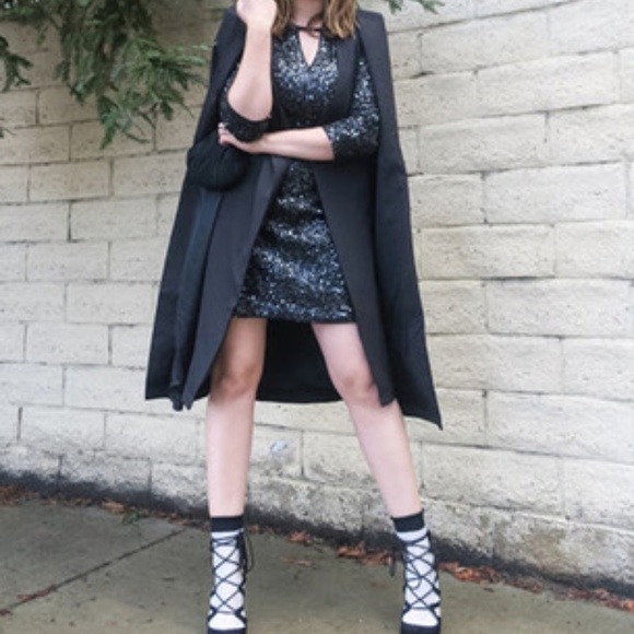 SALE! Midnight Cape Blazer - Picture 5 of 8